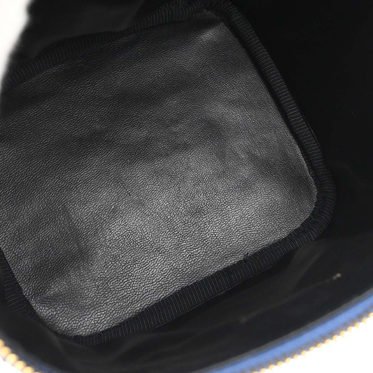 Chanel 1996-1997 Blue Denim Timeless Vanity Handbag