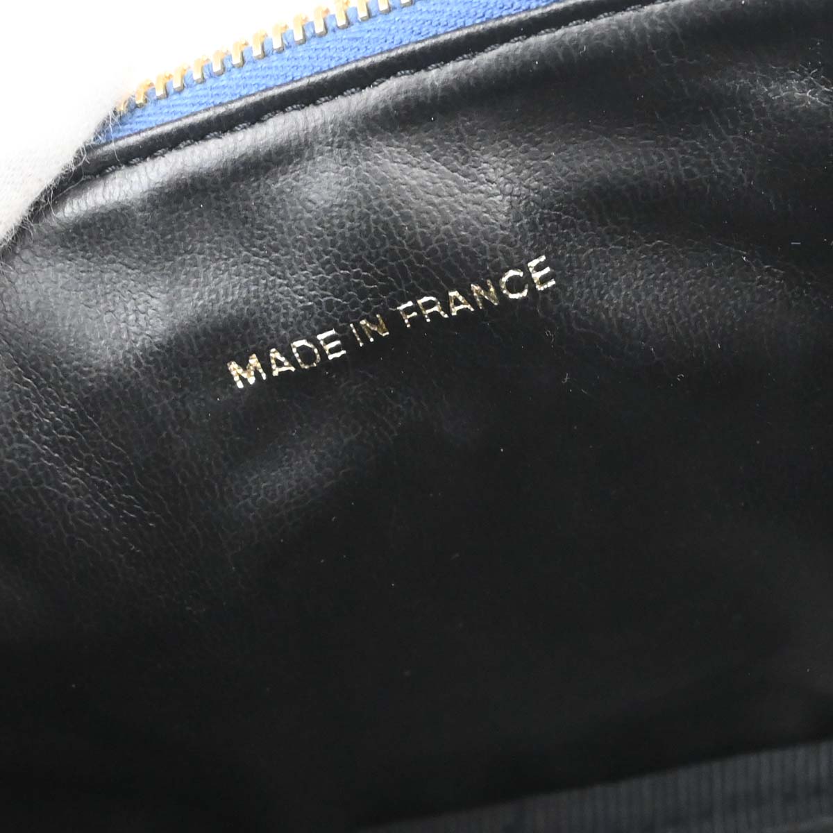 Chanel 1996-1997 Blue Denim Timeless Vanity Handbag