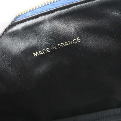 Chanel 1996-1997 Blue Denim Timeless Vanity Handbag