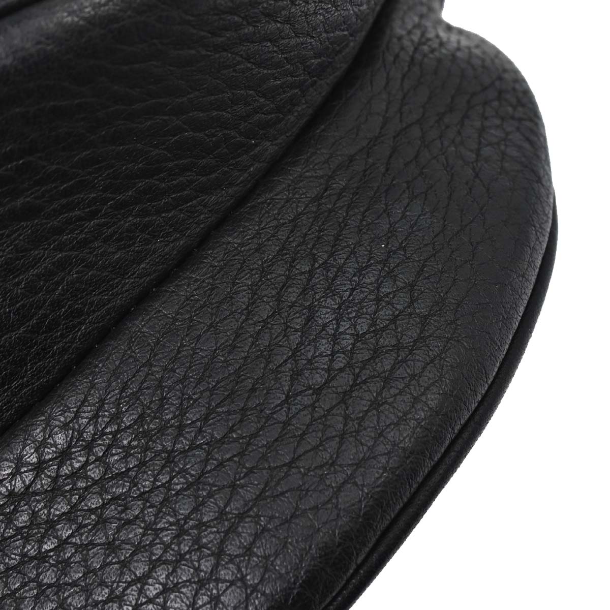 Christian Dior Black Leather Saddle Handbag