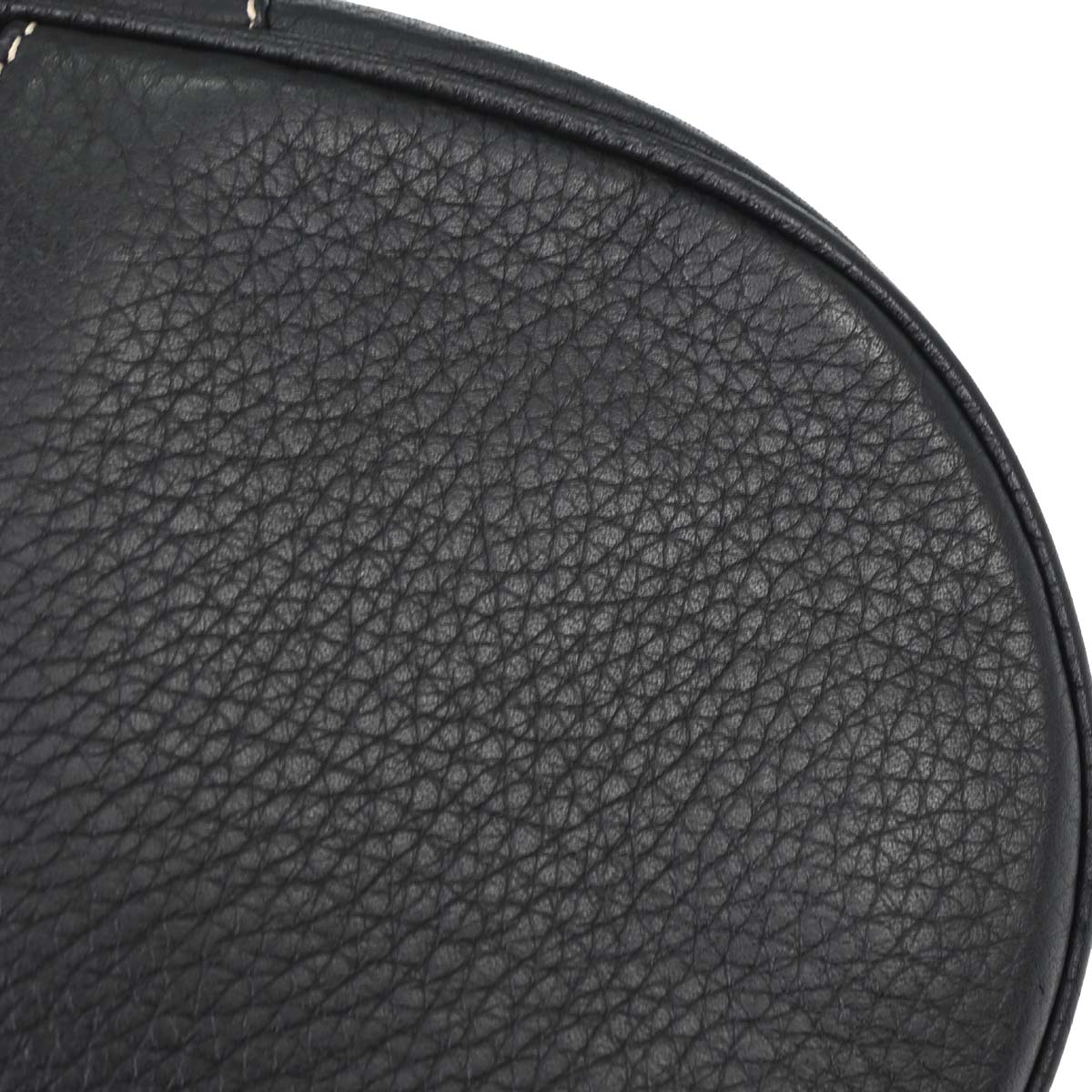 Christian Dior Black Leather Saddle Handbag