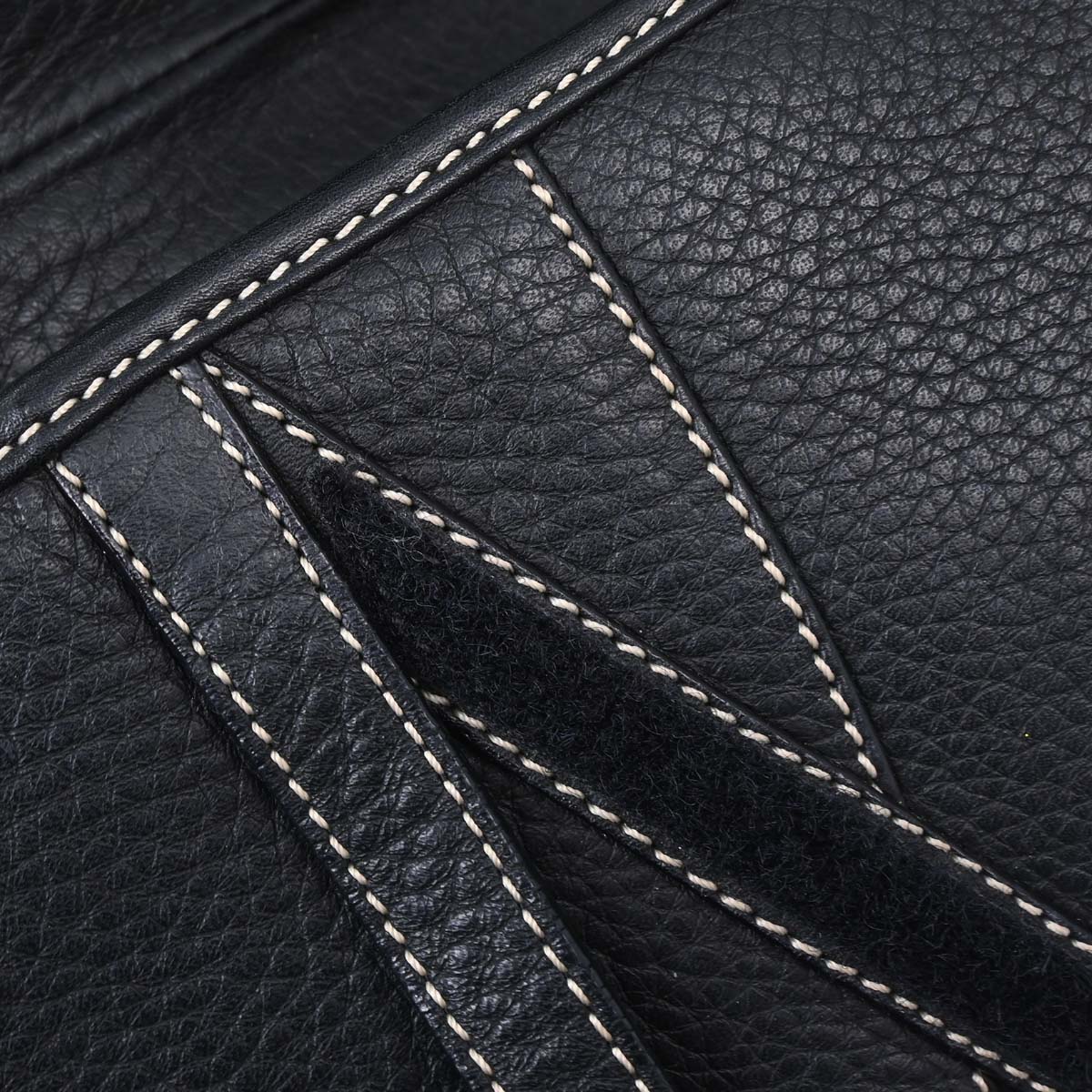 Christian Dior Black Leather Saddle Handbag