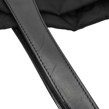 Chanel 2005-2006 Black Jacquard Nylon Travel Line Tote Handbag