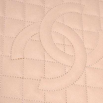 Chanel 2015-2016 Light Pink Caviar Grand Shopping Tote GST Chain Handbag