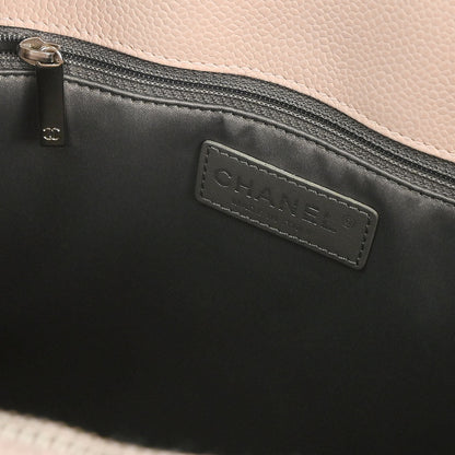 Chanel 2015-2016 Light Pink Caviar Grand Shopping Tote GST Chain Handbag