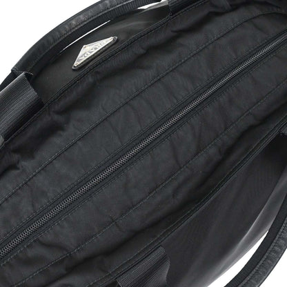 Prada Black Nylon 2way Shoulder Tote Handbag
