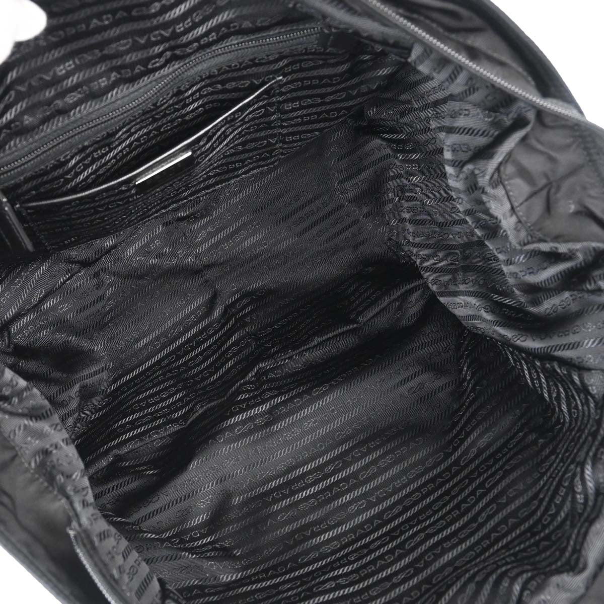 Prada Black Nylon 2way Shoulder Tote Handbag