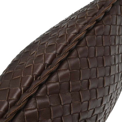 Bottega Veneta Brown Lambskin Intrecciato Hobo Handbag