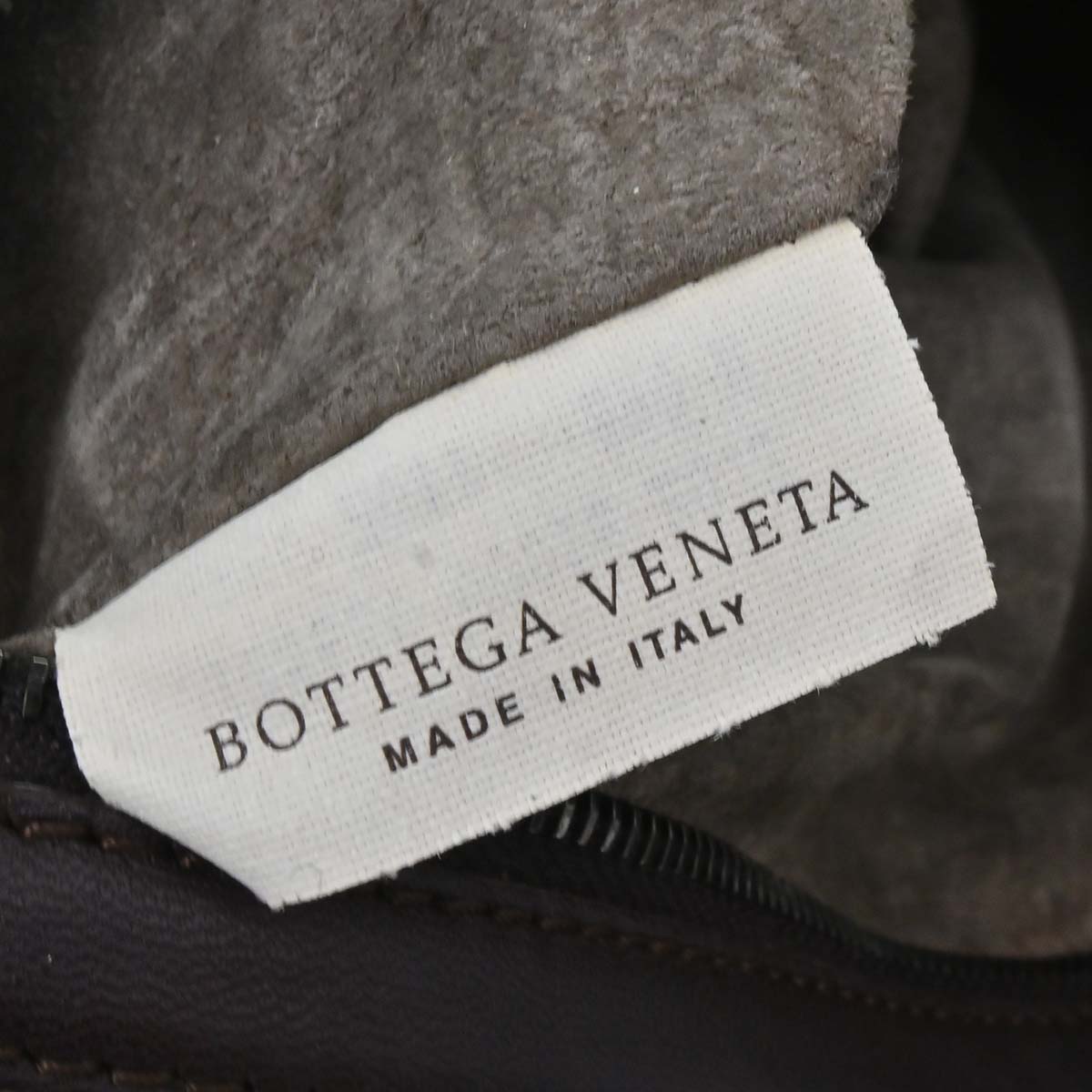 Bottega Veneta Brown Lambskin Intrecciato Hobo Handbag