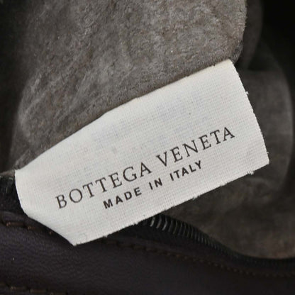 Bottega Veneta Brown Lambskin Intrecciato Hobo Handbag