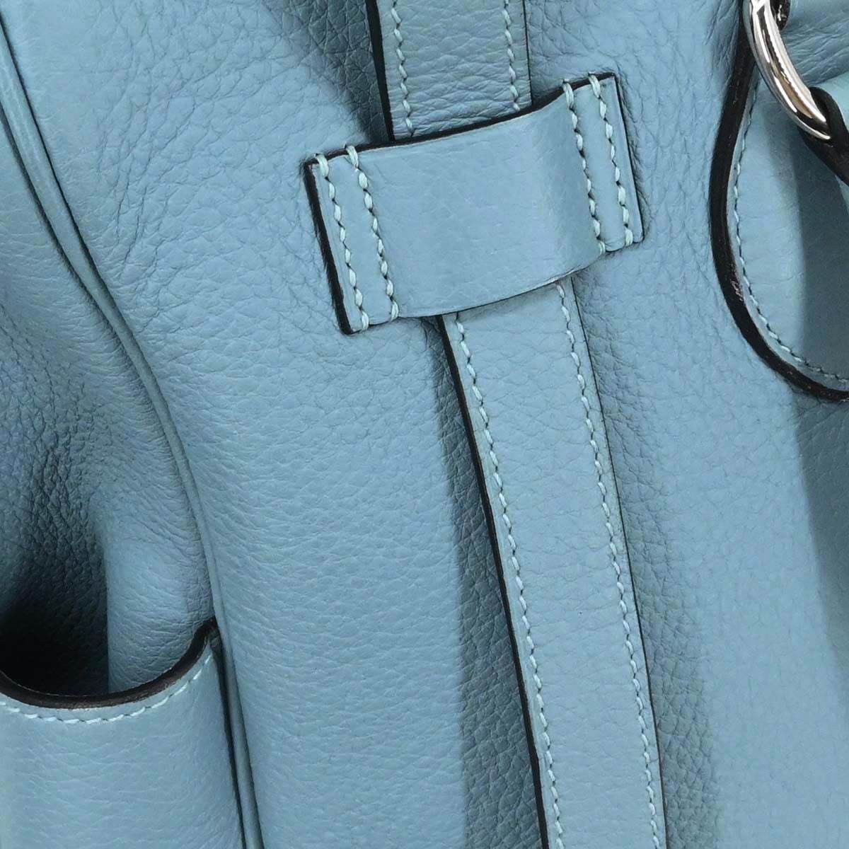 Hermes Ciel Taurillon Clemence Puresangle 31 Handbag