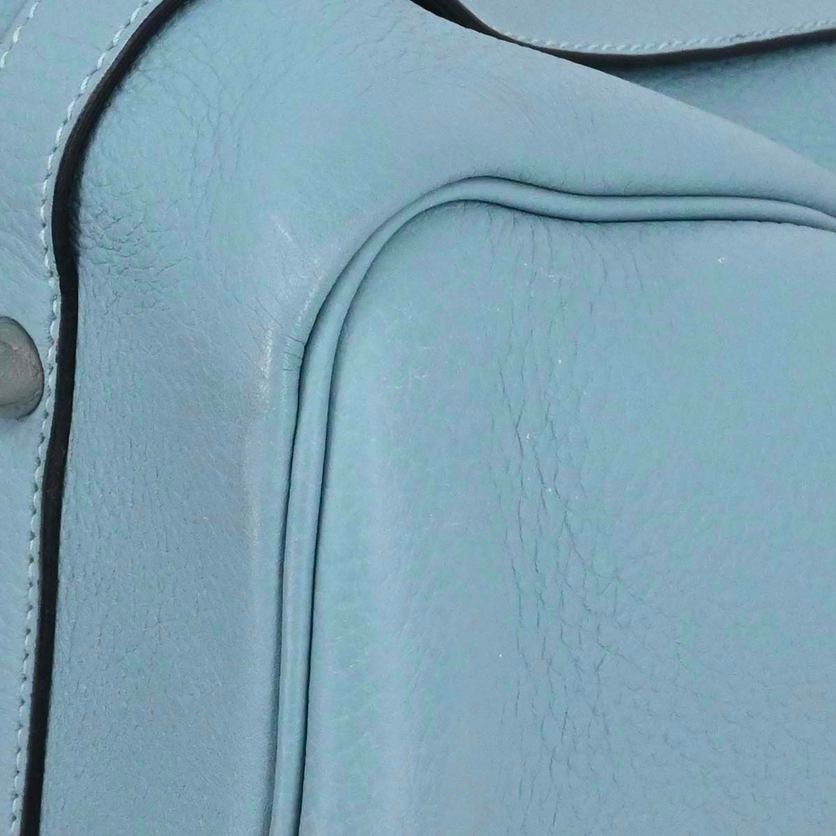 Hermes Ciel Taurillon Clemence Puresangle 31 Handbag