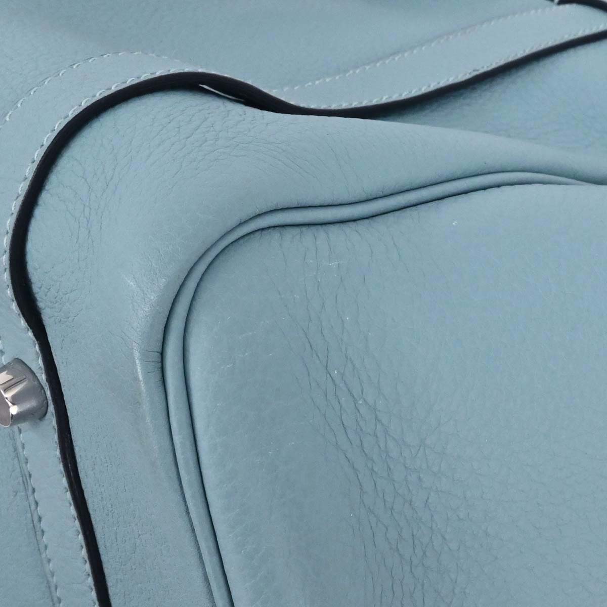 Hermes Ciel Taurillon Clemence Puresangle 31 Handbag