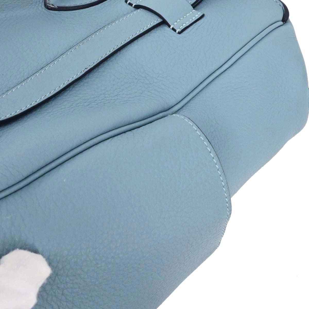 Hermes Ciel Taurillon Clemence Puresangle 31 Handbag