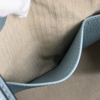Hermes Ciel Taurillon Clemence Puresangle 31 Handbag