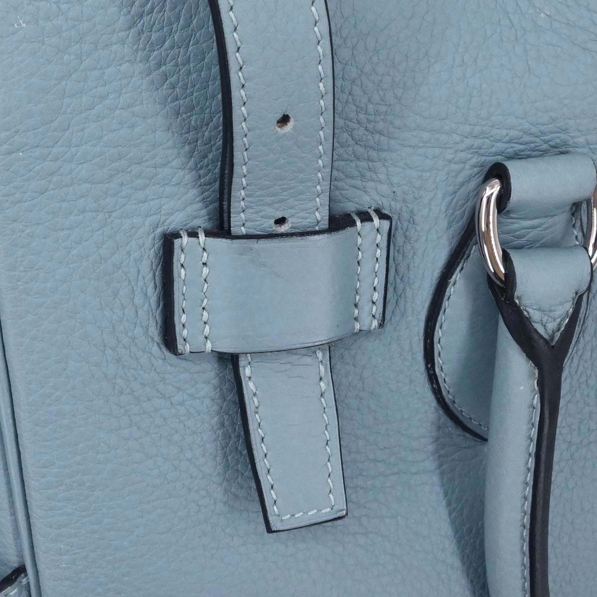 Hermes Ciel Taurillon Clemence Puresangle 31 Handbag