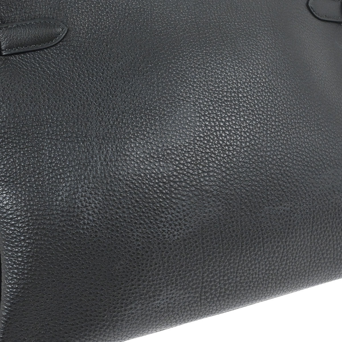 Hermes Black Togo Kelly 32 Retourne 2way Shoulder Handbag