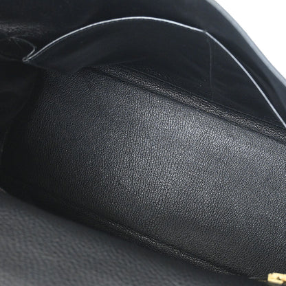 Hermes Black Togo Kelly 32 Retourne 2way Shoulder Handbag