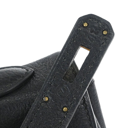 Hermes Black Togo Kelly 32 Retourne 2way Shoulder Handbag