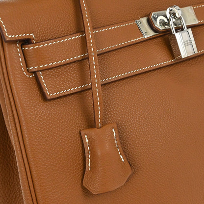 Hermes Gold Togo Kelly 32 Retourne 2way Shoulder Handbag