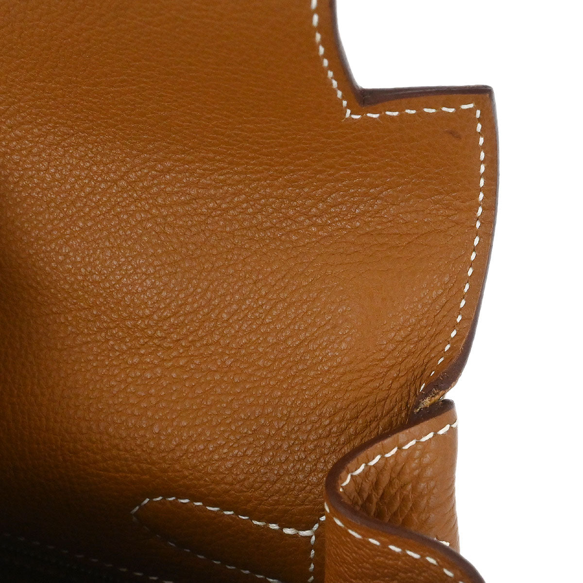 Hermes Gold Togo Kelly 32 Retourne 2way Shoulder Handbag