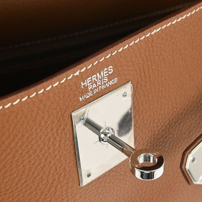 Hermes Gold Togo Kelly 32 Retourne 2way Shoulder Handbag