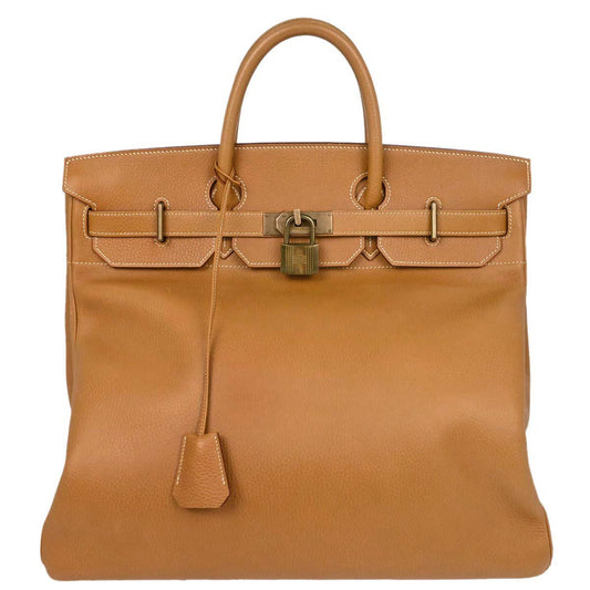Hermes Natural Ardennes Haut a Courroies 45 Handbag