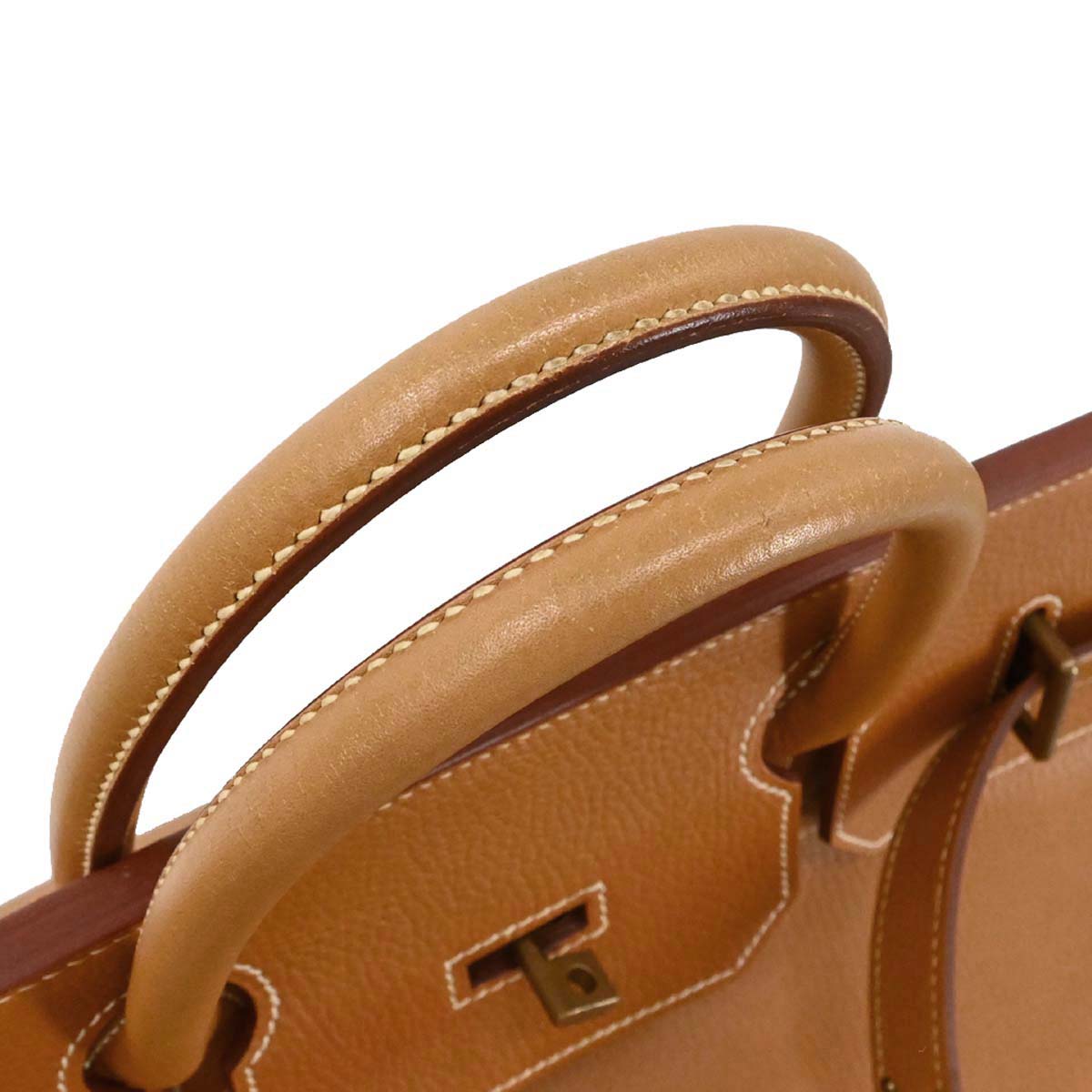 Hermes Natural Ardennes Haut a Courroies 45 Handbag