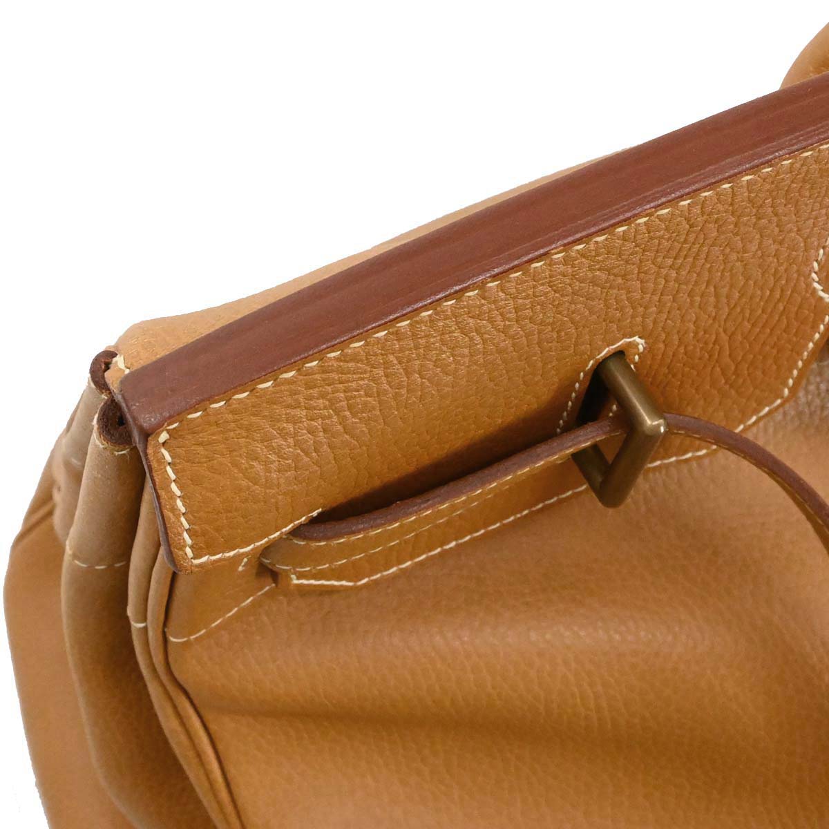 Hermes Natural Ardennes Haut a Courroies 45 Handbag