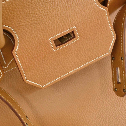 Hermes Natural Ardennes Haut a Courroies 45 Handbag