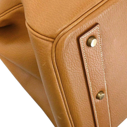 Hermes Natural Ardennes Haut a Courroies 45 Handbag