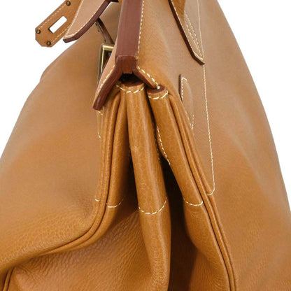 Hermes Natural Ardennes Haut a Courroies 45 Handbag