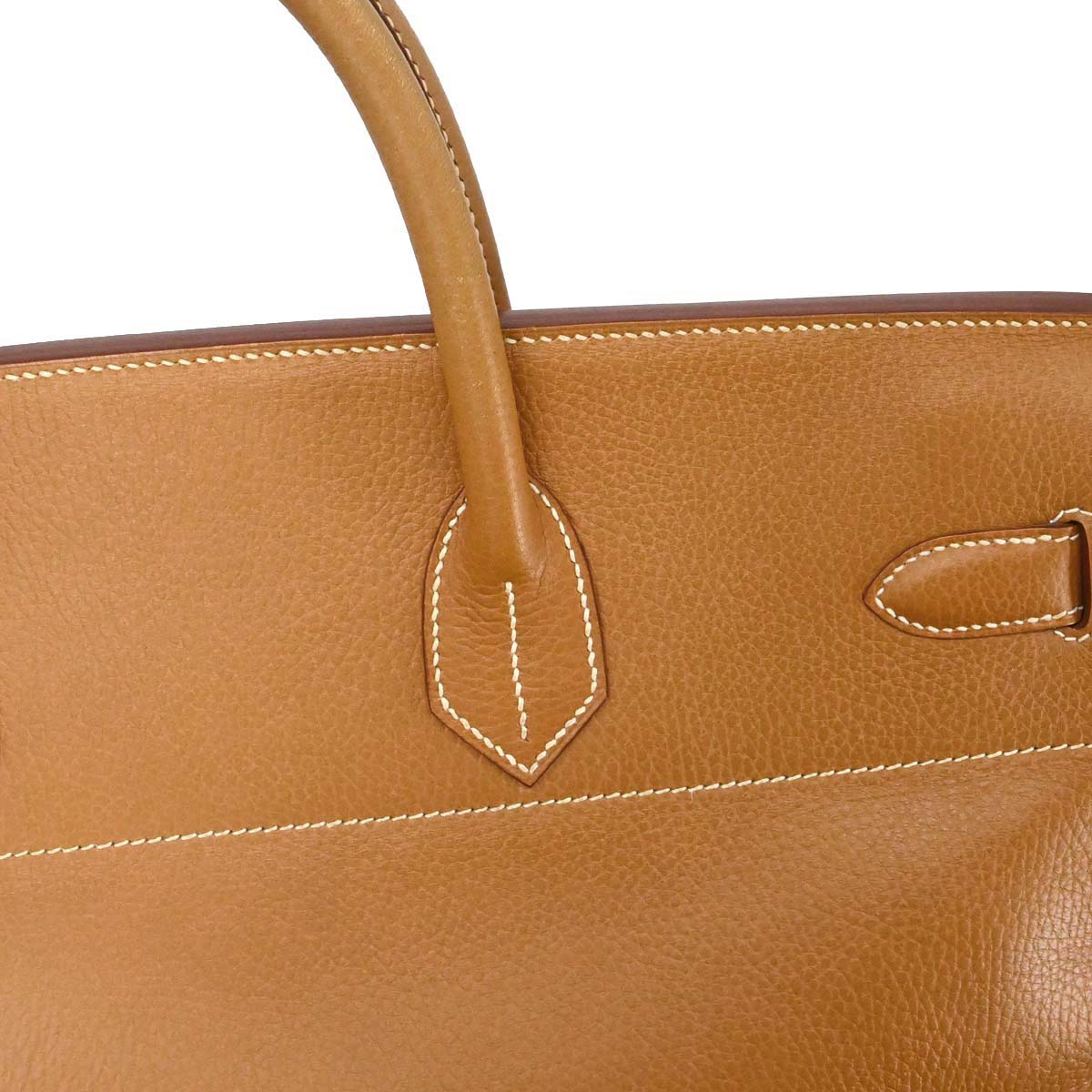 Hermes Natural Ardennes Haut a Courroies 45 Handbag