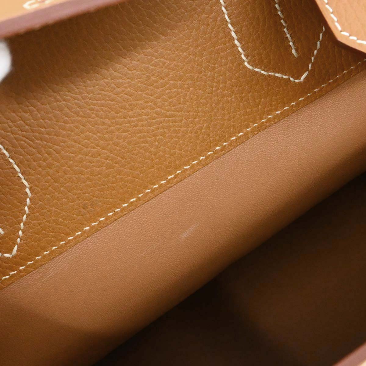 Hermes Natural Ardennes Haut a Courroies 45 Handbag