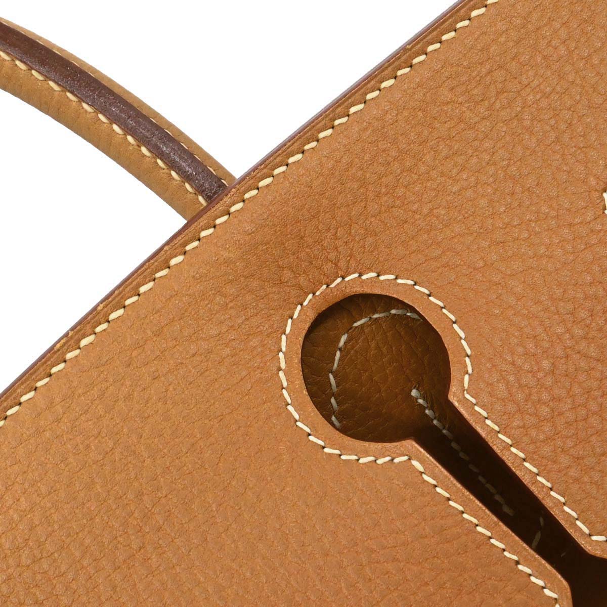 Hermes Natural Ardennes Haut a Courroies 45 Handbag