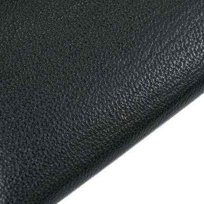 Chanel 1997-1999 Black Calfskin Long Wallet Purse