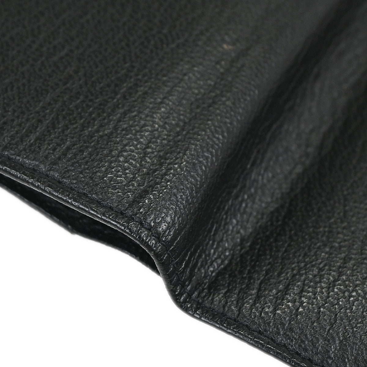 Chanel 1997-1999 Black Calfskin Long Wallet Purse