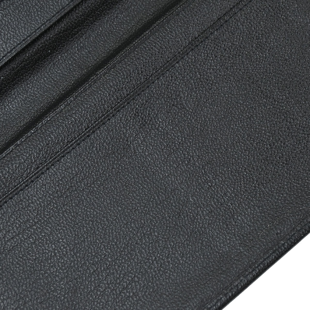 Chanel 1997-1999 Black Calfskin Long Wallet Purse
