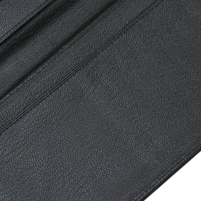 Chanel 1997-1999 Black Calfskin Long Wallet Purse