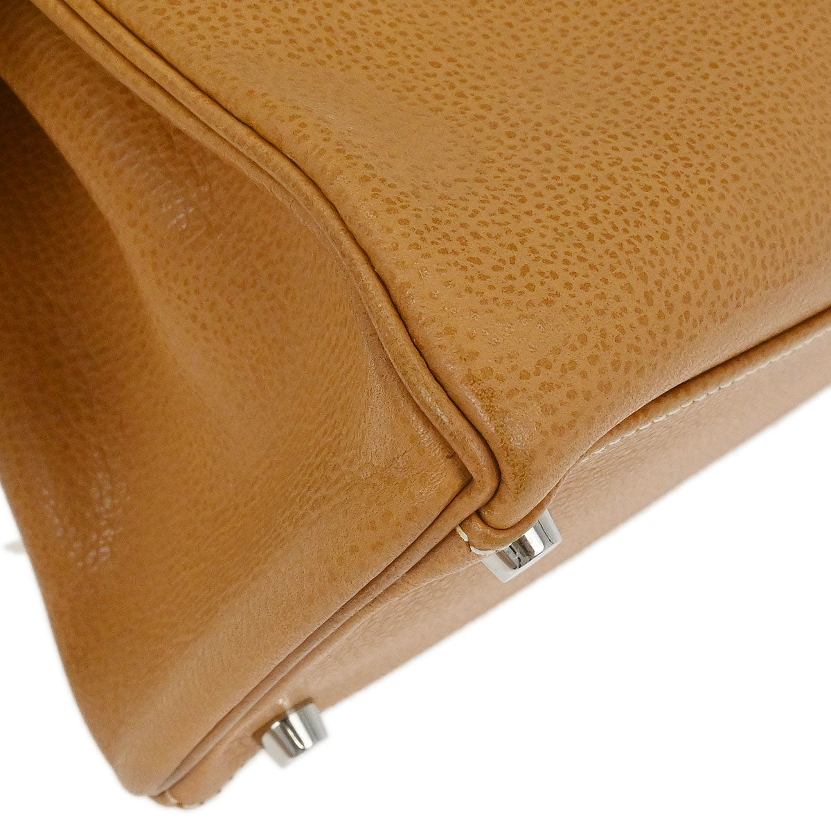 Hermes Natural Vache Liegee Kelly 32 Retourne 2way Shoulder Handbag