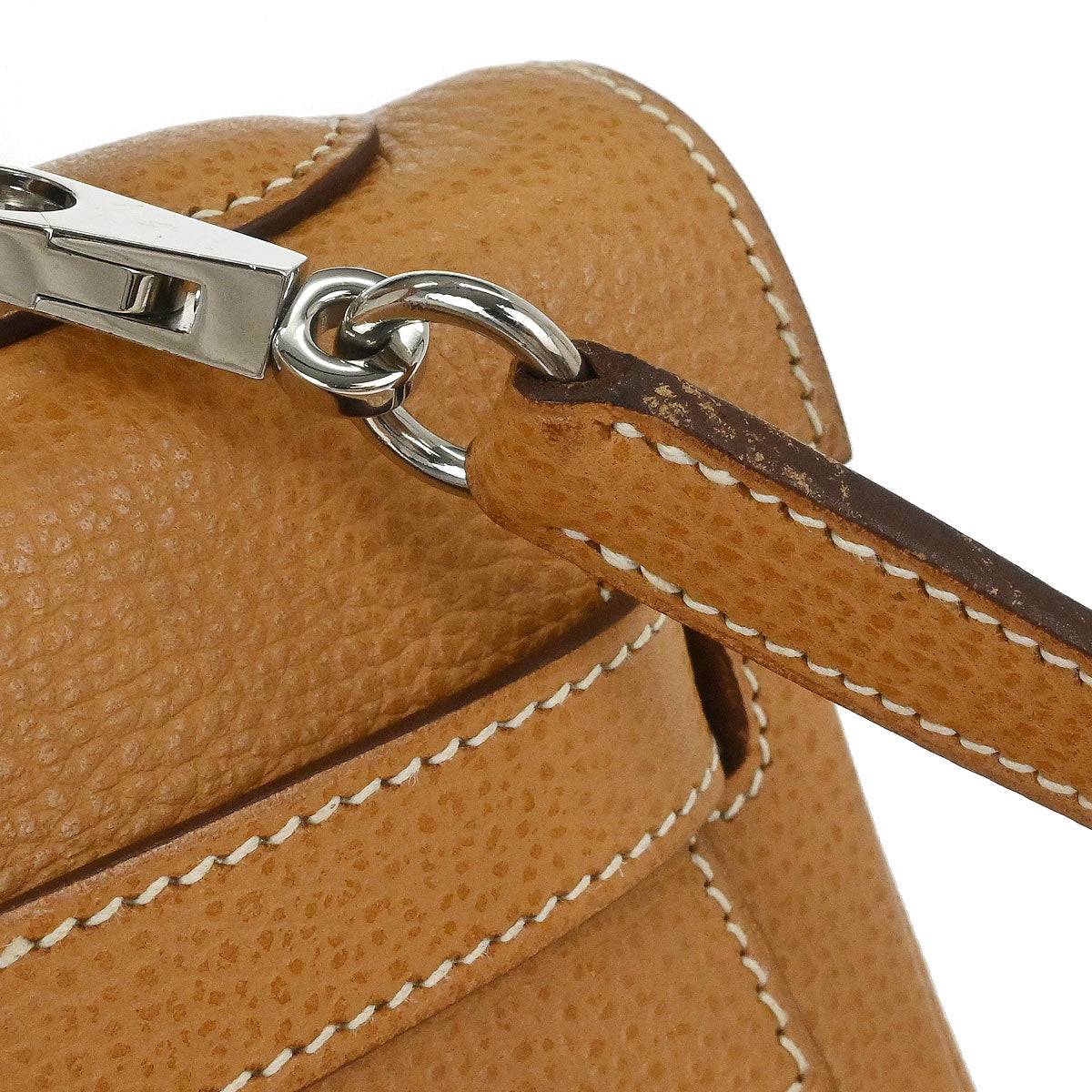 Hermes Natural Vache Liegee Kelly 32 Retourne 2way Shoulder Handbag