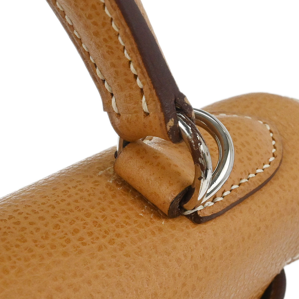 Hermes Natural Vache Liegee Kelly 32 Retourne 2way Shoulder Handbag