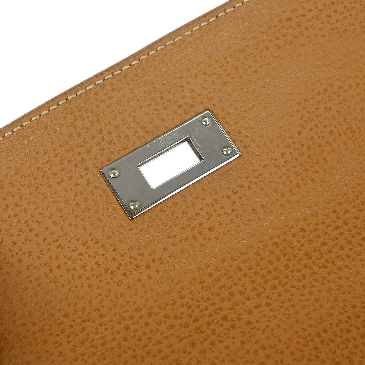 Hermes Natural Vache Liegee Kelly 32 Retourne 2way Shoulder Handbag