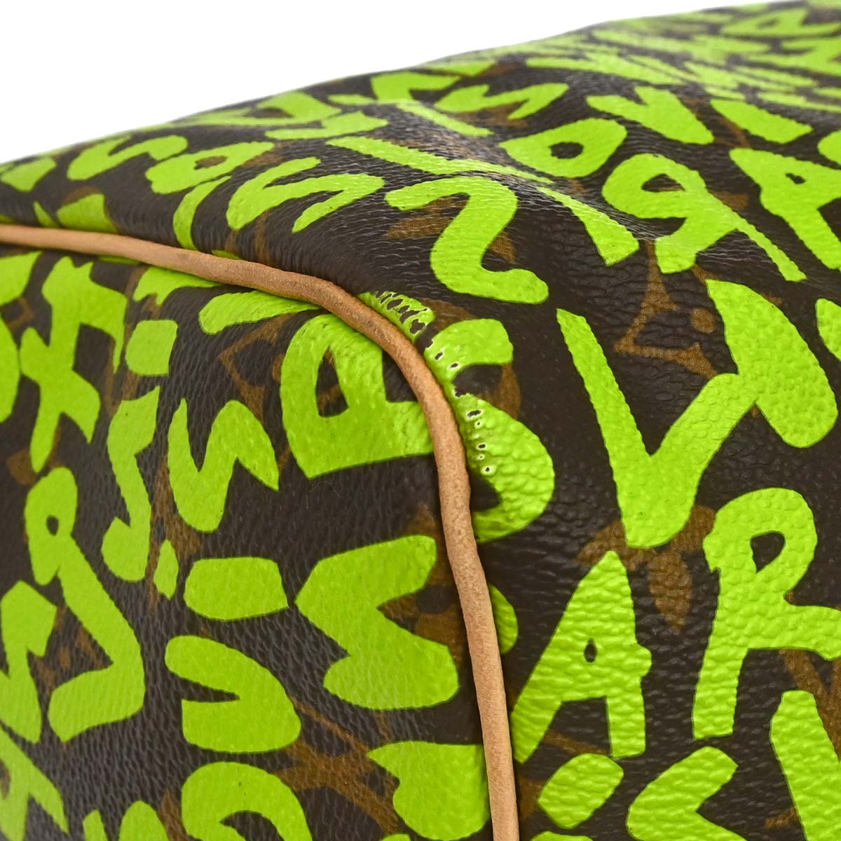 Louis Vuitton Green Monogram Graffiti Speedy 30 Handbag M93706