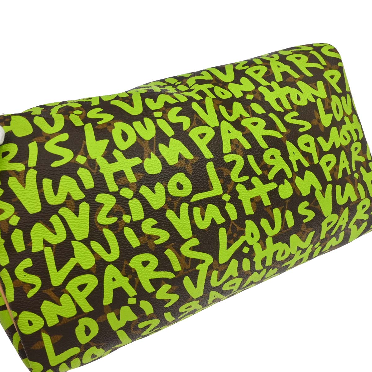 Louis Vuitton Green Monogram Graffiti Speedy 30 Handbag M93706