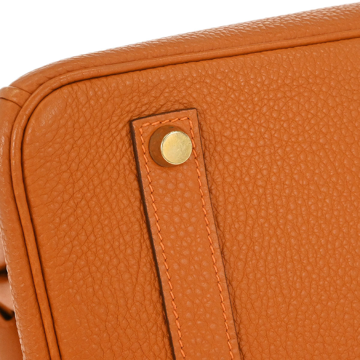 Hermes 2004 Orange Togo Birkin 35 Handbag