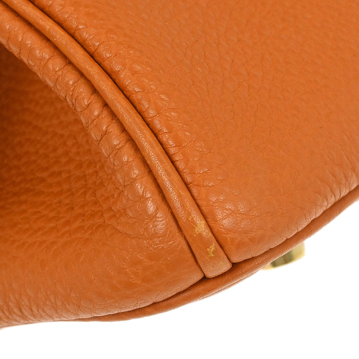 Hermes 2004 Orange Togo Birkin 35 Handbag