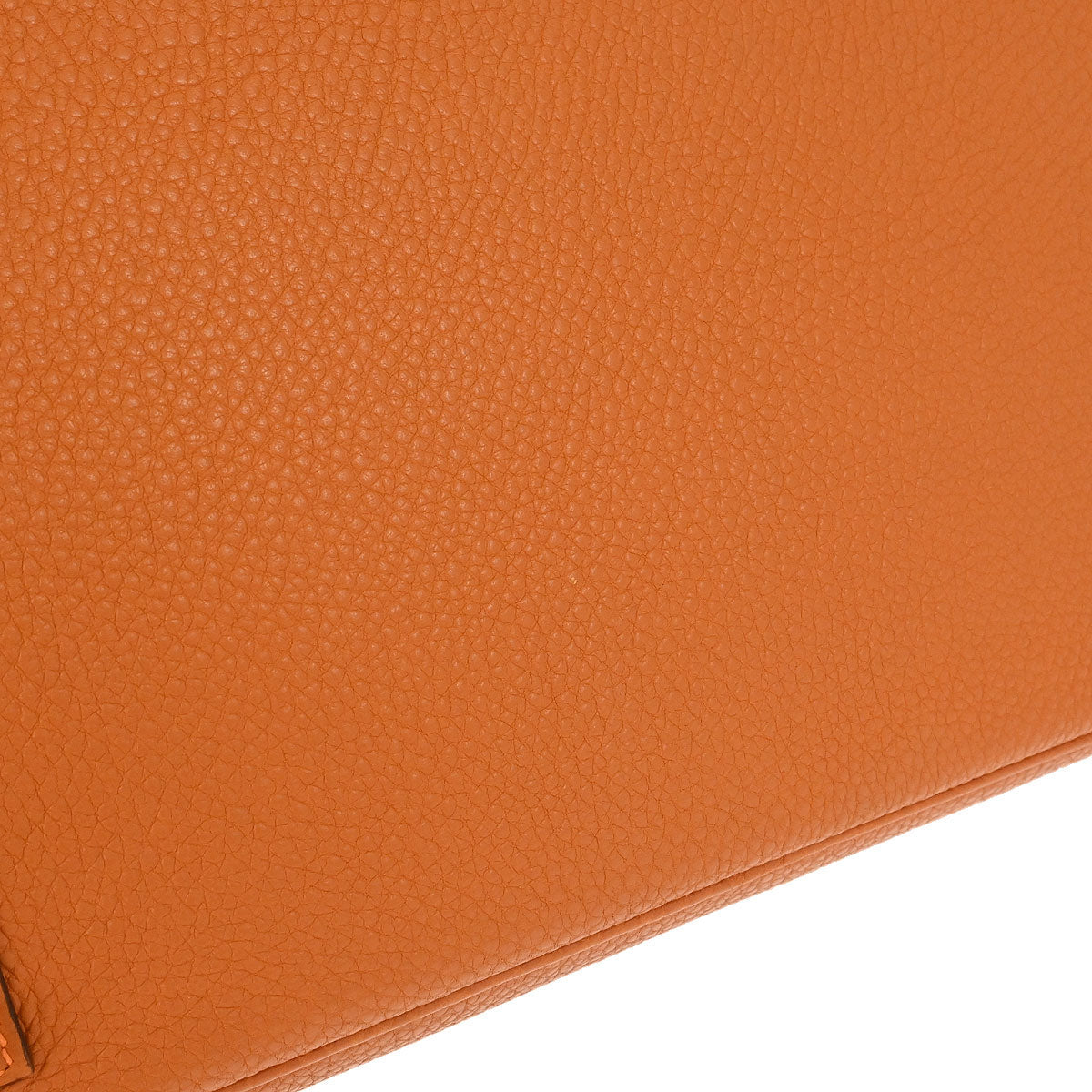 Hermes 2004 Orange Togo Birkin 35 Handbag