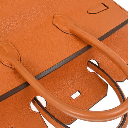 Hermes 2004 Orange Togo Birkin 35 Handbag