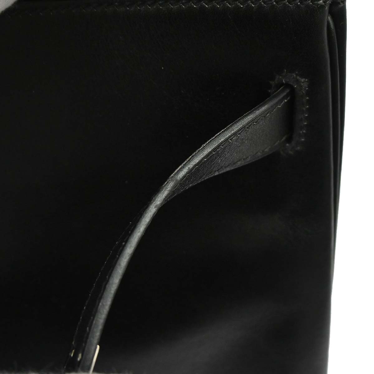 Hermes Black Box Calf Kelly 32 Retourne 2way Shoulder Handbag